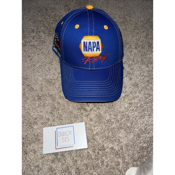 Men’s Blue Napa Racing Strapback Hat BMR Billy McAnally Racing Toyota Adjustable - Picture 1 of 4